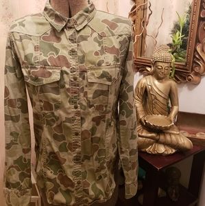LIFE IN PROGRESS ARMY FATIGUE SHIRT